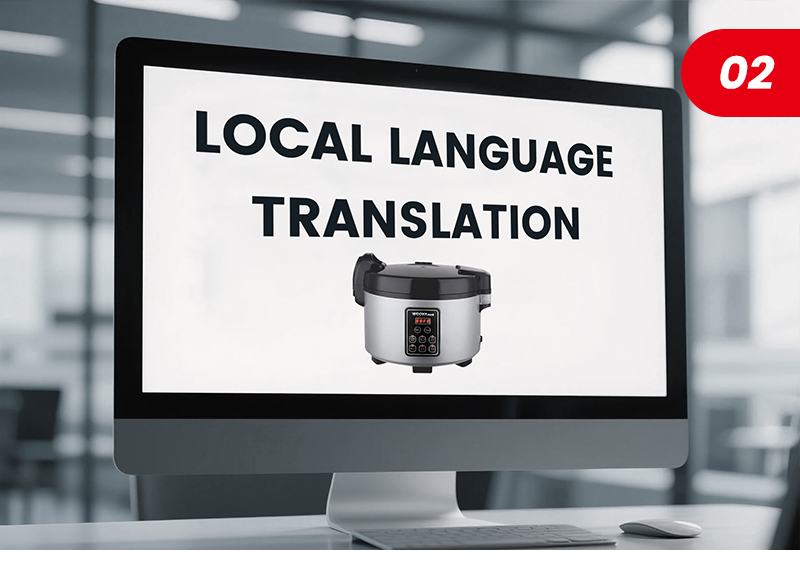rice cooker Customized local language translation